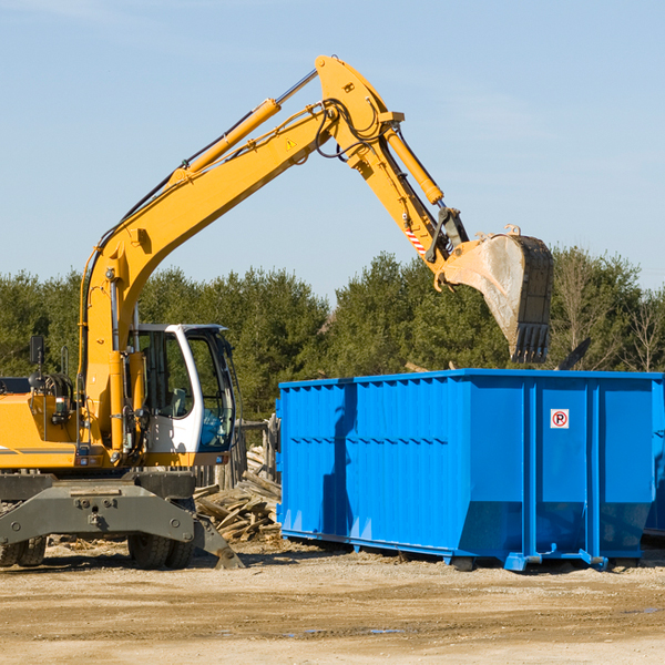 what happens if the residential dumpster is damaged or stolen during rental in Minotola